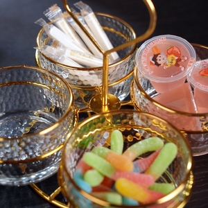 Frutero de vidrio ligero y elegante para aperitivos, frutos secos, almacenamiento y contenedor de alimentos - Product Image 5