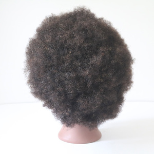 Tête de Mannequin <span class=keywords><strong>Afro</strong></span> en <span class=keywords><strong>Cheveux</strong></span> Humains 100% de 8 Pouces Tête de Poupée pour Entraînement <span class=keywords><strong>Afro</strong></span>-Américain Tête de Mannequin pour Pratique Styling Tressage - Product Image 5