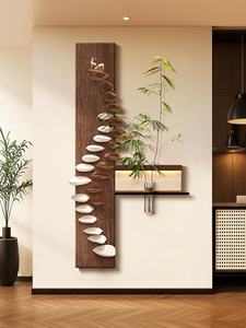 Applique murale tridimensionnelle en grès sur le thème de l'<span class=keywords><strong>ascension</strong></span> de style vintage Suspension décorative d'entrée pour la décoration de la maison de couloir - Product Image 2