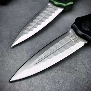 มีดพับอลูมิเนียมด้ามจับเหล็ก D2 สำหรับกิจกรรมกลางแจ้ง ระบบแยกใบมีดด้วยแรงโน้มถ่วง <span class=keywords><strong>เก</strong></span>รดอุตสาหกรรม สำหรับตั้งแคมป์  OEM - Product Image 5