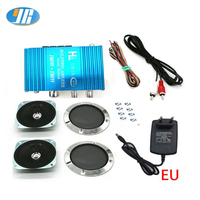 Amplificateur stéréo Hi-Fi 4 pouces haut-parleur EU/ UK /US adaptateur secteur Kit Audio bricolage pour Raspberry Pi Arcade Multi jeu flipper