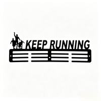 Support mural personnalisé pour médailles avec rangement pour trophées et rubans, pour récompenses sportives gravées
