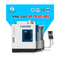 Centre d'usinage CNC 5 axes AMC500, changeur d'outils automatique, commande GSK