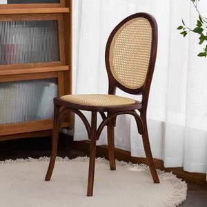 Chaises de banquet de salle <span class=keywords><strong>à</strong></span> manger en rotin bois bon marché pour les événements de fête - Product Image 6