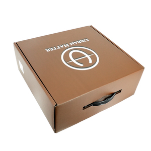 Boîte à chapeaux en carton ondulé personnalisée <span class=keywords><strong>pour</strong></span> l'emballage, l'expédition et le stockage de casquettes avec logo - Product Image 6