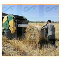 Presse à balles circulaires pour ensilage de paille et ensileuse de foin, biomasse humide et paille