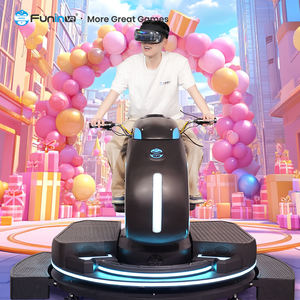 เครื่องเล่นเกมแข่งรถมอเตอร์ไซค์เสมือนจริงแบบอินเทอร์แอคทีฟ VR พร้อมระบบจำลองการเคลื่อนไหว - Product Image 6