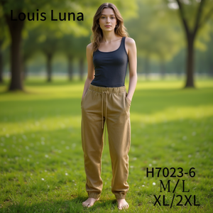 Pantalon de jogging décontracté pour femme Louis Luna H7023-6 M/L XL/2XL – Confortable, taille à cordon, coupe ample - Product Image 2