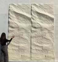 Panneau en mousse de polyuréthane en pierre artificielle PU écologique léger, moderne, imperméable et insonorisant pour extérieur, épaisseur 15-30 mm