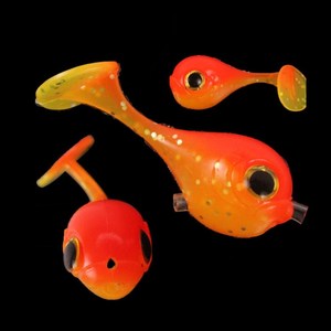 TOPLURE nuovo arrivo <span class=keywords><strong>esche</strong></span> da pesca esca molle 4.5cm 3g bicolore <span class=keywords><strong>silicone</strong></span> basso pesciolino esca plastica richiamo pasca shad richiamo morbido - Product Image 1