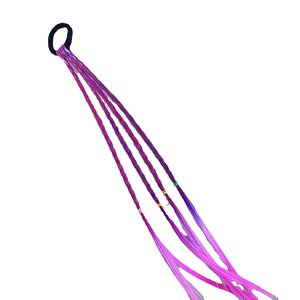 Elastici e fasce per capelli intrecciati per bambine, colorati in plastica/resina, con doppio trama a macchina - Product Image 5