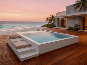 <span class=keywords><strong>Piscina</strong></span> Residenziale di Lusso in Fibra di Vetro <span class=keywords><strong>con</strong></span> Sistema ad Acqua Salata e Skimmer Integrato, <span class=keywords><strong>Piscina</strong></span> Interrata in FRP Durevole - Product Image 2
