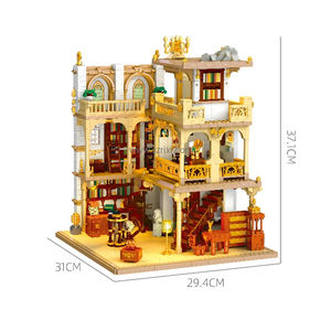 Jie Star 57015, Librería con Vista a <span class=keywords><strong>la</strong></span> Calle, Juguetes de Construcción para Niños, Regalo de Cumpleaños, Bloques de Construcción - Product Image 6