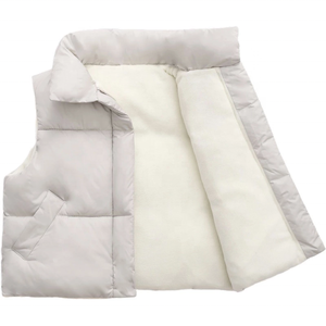 Gilet d'Hiver Tendance pour Enfants 3-12 Ans, Sans Manches Rembourré, Vêtement d'Extérieur pour Bébés Garçons et Filles - Product Image 4