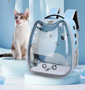 Borsa per gatti zaino per animali domestici fuori portatile capsula spaziale trasparente borsa per animali domestici zaino traspirante per gatti borsa per animali domestici