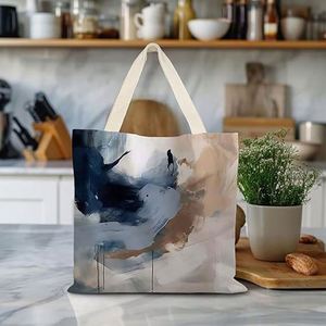 Sac en coton robuste personnalisé avec impression de dessins animés en couleur, sac de shopping écologique - Product Image 4