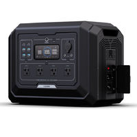 Batterie SOUOP LiFePO4 pour la maison, sortie 2000W, station d'alimentation portable 1024Wh, charge rapide, générateur solaire 2kW, UPS, station d'alimentation portable