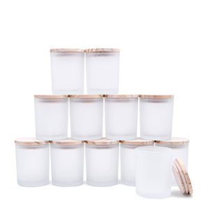 Custom Private <b>Label</b> Clear Empty Luxury Plastic Reusable Candle <b>Jars</b> Heat Resistant Design Customized Color Logo Home Wedding - Product Image 1