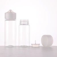 Envase PET con Tapa a Prueba de Niños, Botella V3 de 10ml-120ml con Gotero para Líquidos