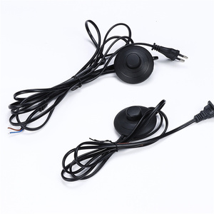 Prise de lampe de suspension E26 de 6 pieds, extension d'interrupteur marche-arrêt suspendu <span class=keywords><strong>lanterne</strong></span> cordon câble interrupteur à pédale - Product Image 6