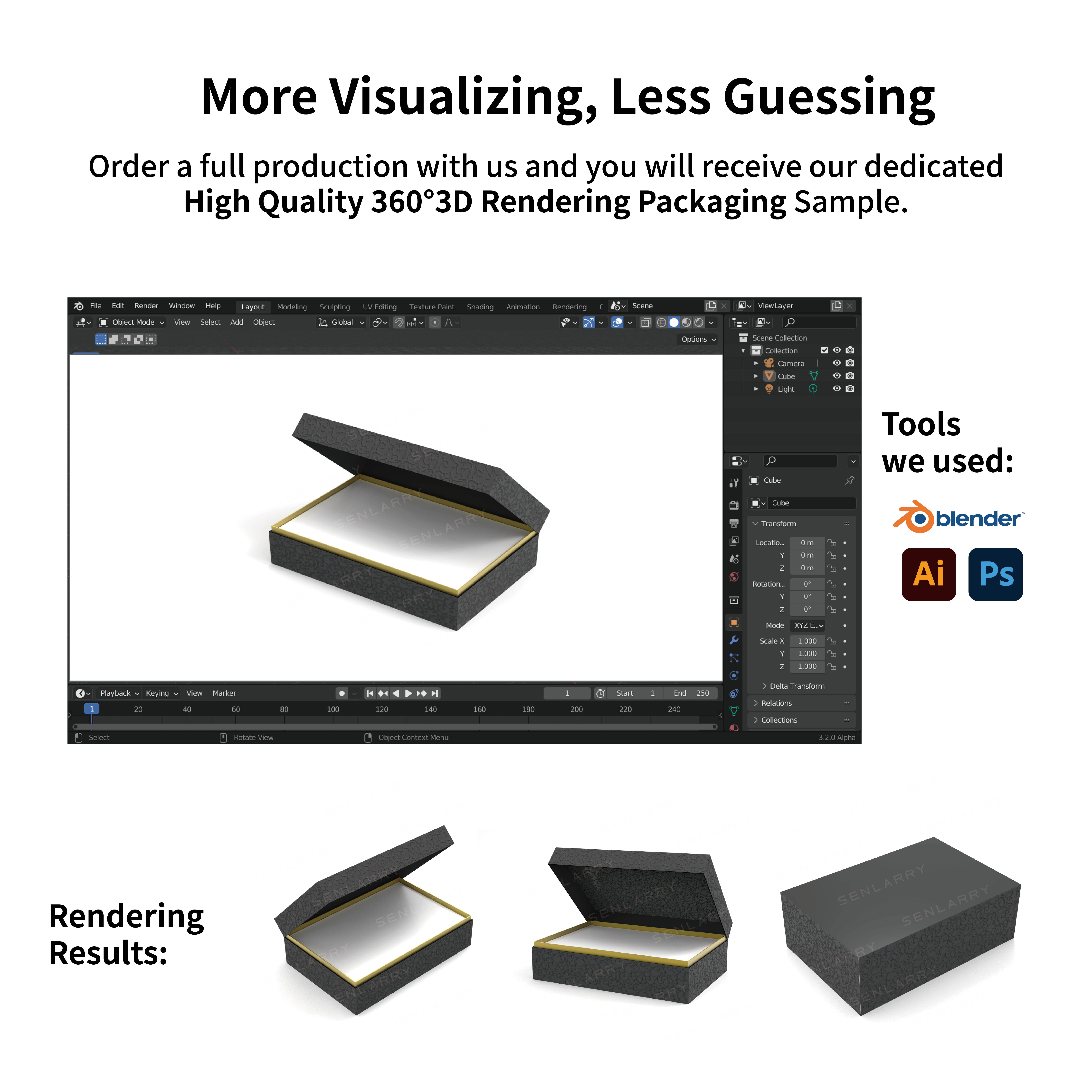 Contact us to customize your exclusive box design plan