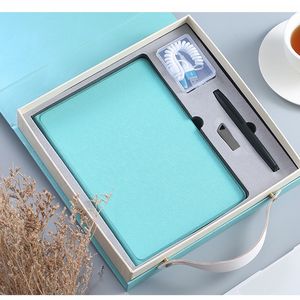 사용자 정의 로고 다기능 비즈니스 파워 뱅크 노트북 회사 연례 회의 하이 엔드 선물 세트 - Product Image 6