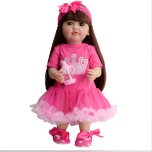 Muñeca Bebé Musical Creativa que Habla, de Vinilo Suave, con Circuito Integrado, en Ruso, Inglés, Español, Portugués y Árabe, Ideal para Regalo de Cumpleaños para Niñas - Product Image 3