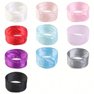 Wrap Scarf Satin Headband Black Women's Adjustable Silk Hair Wraps for Sleeping Nonslip Strips Promotion Gift - Product Image 2