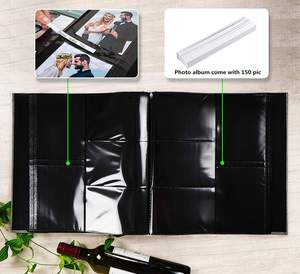 Album <span class=keywords><strong>photo</strong></span> de <span class=keywords><strong>mariage</strong></span> de haute qualité 2026, grande capacité, couverture en lin, albums personnalisés pour anniversaire - Product Image 3