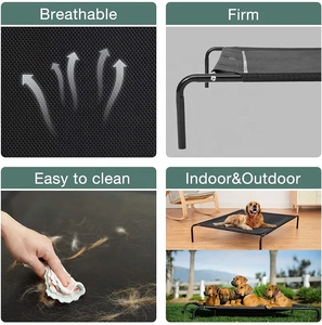 <strong>Outdoor</strong> Movable Breathable Sleeping Cooling Raised <strong>Dog</strong> Cot Pet <strong>Bed</strong> <strong>Dog</strong> Cat Hammocks Elevated <strong>Dog</strong> <strong>Bed</strong> - Product Image 4