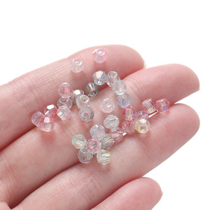 ลูกปัดแก้วสีสันสดใสทรงสองแฉก ขนาด 3.5x4.5 มม. 100 ชิ้น สำหรับทำเครื่องประดับ DIY สร้อยข้อมือ สร้อยคอ และอุปกรณ์เสริม - Product Image 3