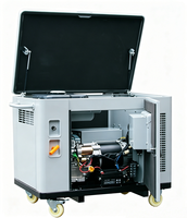 Générateur d'essence silencieux 6KW 50Hz, démarrage électrique, portable, pour la maison, l'extérieur, alimentation de secours, protection contre les surcharges