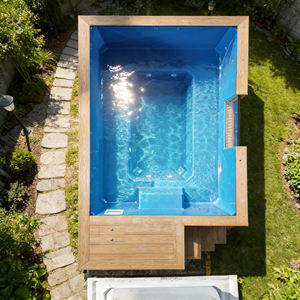 Piscina Elevada de Fibra de Vidrio para Exteriores, Tamaño Completo, Equipo Multifuncional de Fibra en Oferta, Piscinas Familiares Duraderas - Product Image 2