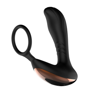 Juguetes anales vibradores de silicona 2 en 1 para adultos, Control remoto, tapón Anal, entrenador, masajeador de silicona suave - Product Image 4
