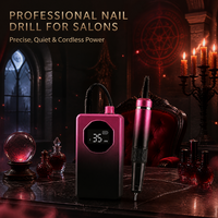 Machine à ongles électrique sans fil ODM 25W haute vitesse 35000 tr/min, lime à ongles rechargeable pour salon professionnel