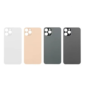 แผ่นปิดด้านหลังป้องกันรอยนิ้วมือสำหรับ iPhone 11 Pro Max ฝาครอบแบตเตอรี่พร้อมกระจก หลายสี ขายส่งจำนวนมาก - Product Image 3