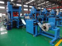 Machine de poinçonnage à grande vitesse de type C ouvert ZCPC65 certifiée CE, ligne de pressage de ailettes personnalisée pour la fabrication d'échangeurs de chaleur