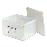 LxLxH 354x325x200mm Récipient plastique polypropylène PP en gastronorme dimension GN 2/3 boîte de transport d'oeufs