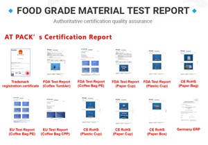 Tại Gói 125g 250g 500g có thể khóa lại đứng lên doypack Zip túi PE đơn lớp với van tùy chỉnh tái chế PE bao bì hạt cà phê - Product Image 6