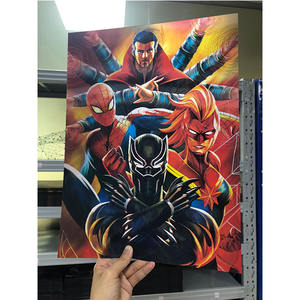 Venta al por mayor personalizado 3D Lenticular Flip holográfico Manga imágenes <span class=keywords><strong>Dragon</strong></span> <span class=keywords><strong>Ball</strong></span> Z Goku Messi Ronaldo 3D Anime Poster 3D Anime Poster 3D Anime - Product Image 1