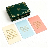 Jeux de cartes de solitaire pour adultes créatifs conçus en usine, jeux de cartes de solitaire personnalisés pour couples