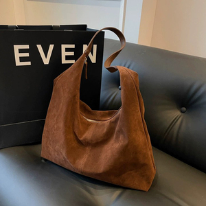 Borse a Spalla Casual da Donna in Finta Pelle Scamosciata <span class=keywords><strong>con</strong></span> <span class=keywords><strong>Pelliccia</strong></span>, Grande Capacità, Impermeabili, <span class=keywords><strong>con</strong></span> Catene e Design a Tracolla - Product Image 6