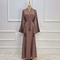 Robe Abaya Jilbab de Soirée Luxe Islamique Musulmane Élégante Décontractée Longue Sans Bretelles pour Femmes Modestes 2025