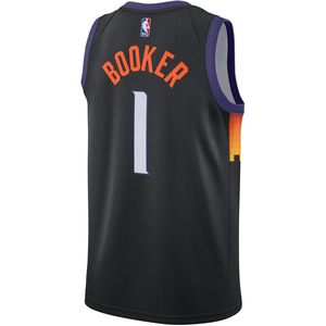 Phoenix Suns Devin Booker Youth Black City Edition Swingman Jersey Vêtements de basket-ball pour garçons qui évacuent l'humidité - Product Image 3