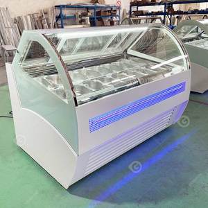 Vitrina Italiana para Gelato de 6, 16, 18, 20, 24 Cubetas, Exhibidor de Helados, Congelador, Mostrador, Máquina, Precio - Product Image 2