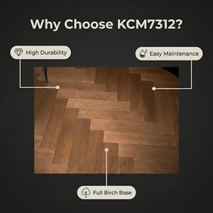 Suelo <span class=keywords><strong>de</strong></span> <span class=keywords><strong>roble</strong></span> ahumado vintage con base <span class=keywords><strong>de</strong></span> abedul macizo, diseño en espiga, superficie resistente a los arañazos, pintura a base <span class=keywords><strong>de</strong></span> agua, para sala <span class=keywords><strong>de</strong></span> estar, exterior y parque. - Product Image 2