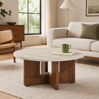 Table d'appoint en marbre de haute qualité pour salon et chevet – Vente en gros