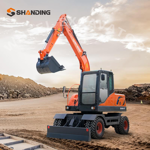 รถขุดขนาดเล็ก SHANDING EPA EURO 5 แบบมีล้อ พร้อมเครื่องยนต์และมอเตอร์ที่ปรับแต่งได้ รถขุดขนาดเล็กน้ำหนักเบา - Product Image 5
