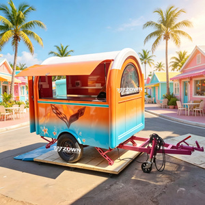 ZOWN Bespoke Mobile Food Outlet Weather‑Resistant <b>Towable</b> Trailer Versatile Food Cart for Park & Community Gourmet Service - Product Image 5
