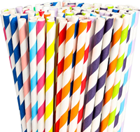 Boba personnalisé biodégradable jetable 6mm 12mm pur bois pâte à papier pailles pour fêtes usage domestique boisson paille pour bars restaurants